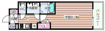 【間取り】 | アドバンス西梅田　