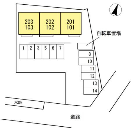 サニーヒル山河　　刈谷市近郊の賃貸はクラスホーム刈谷店の駐車場
