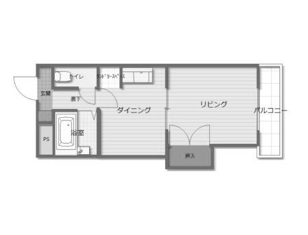 グランドアイ小倉の間取り