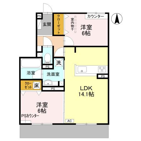 パークサイドファームの間取り