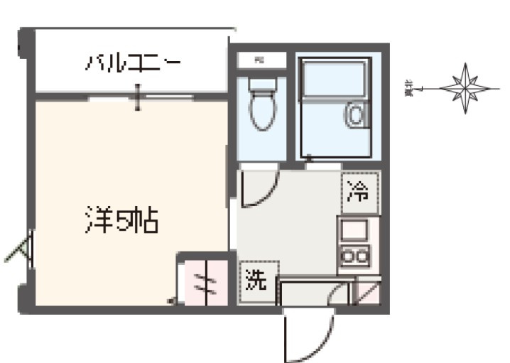 MELDIA扇大橋Ⅲの間取り