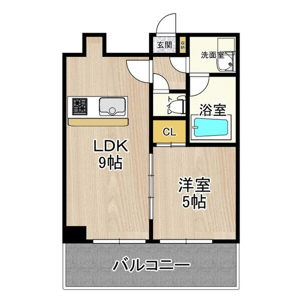 CITY　SPIRE十三東の間取り