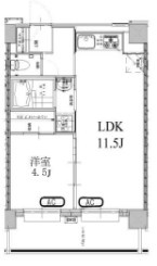 三軒茶屋グリーンマンションの間取り