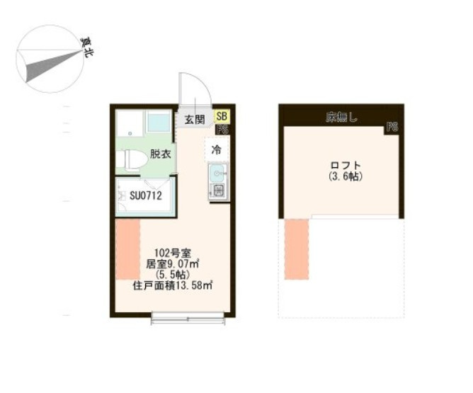 ラヴィ新小岩の間取り