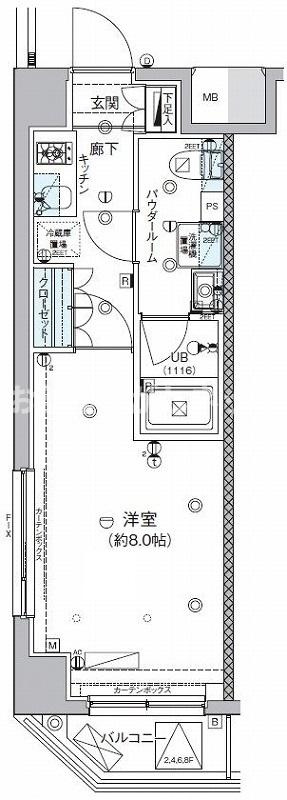 セジョリ早稲田WEST【おとり物件なし】#学生・社会人にオススメ！初期費用分割払いOK！の間取り
