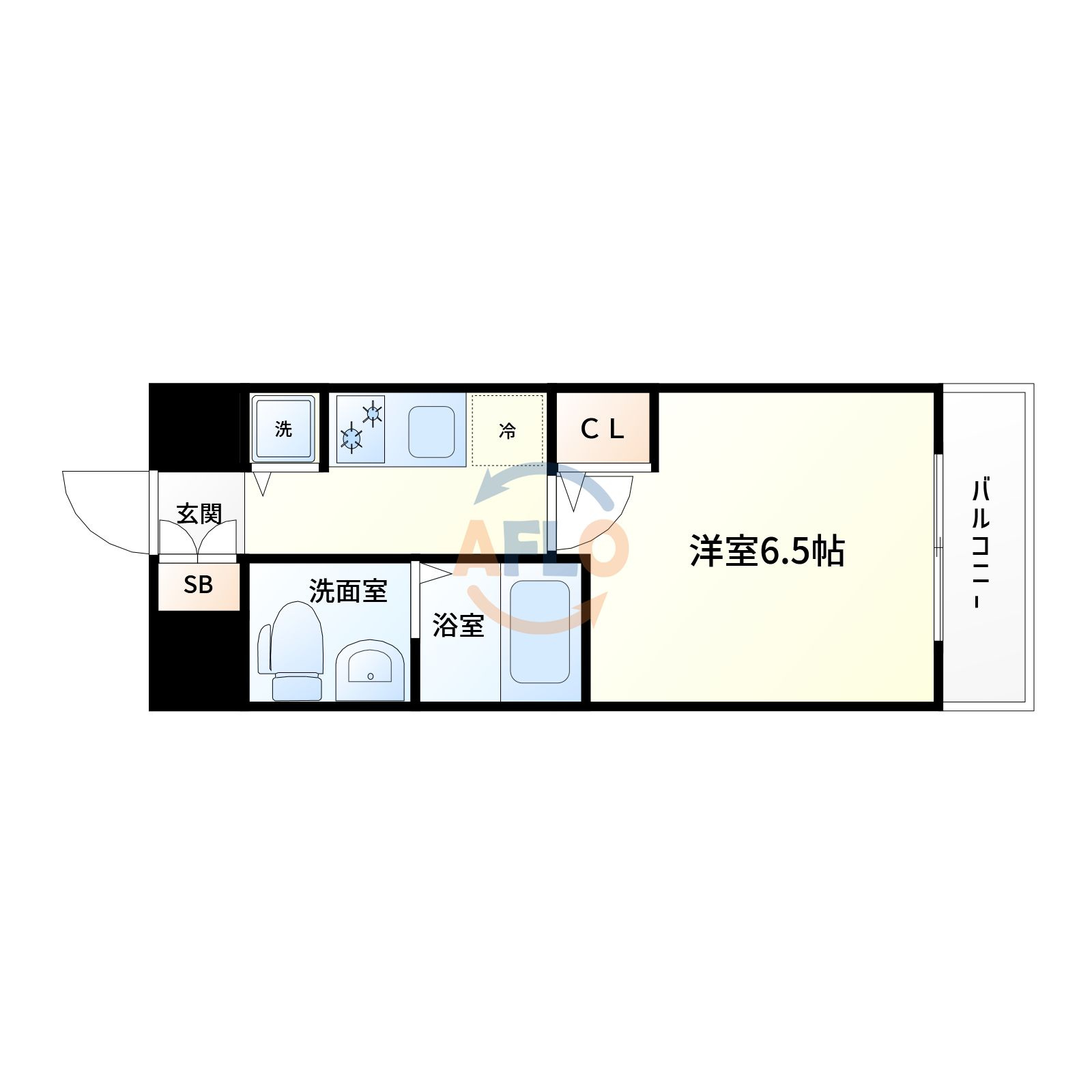 エスリード江坂江の木町の間取り|エスリード江坂江の木町　間取り