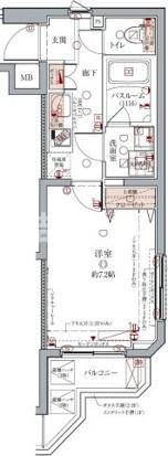 練馬区桜台４丁目の賃貸マンションの間取り