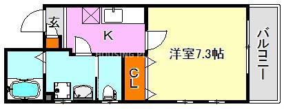 サンマリン海岸通の間取り