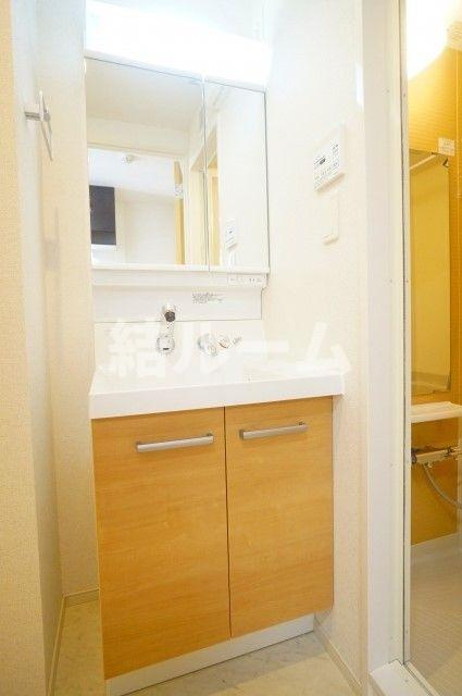 川越市菅原町の賃貸マンションの洗面所