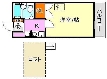 ラ・メール板宿の間取り