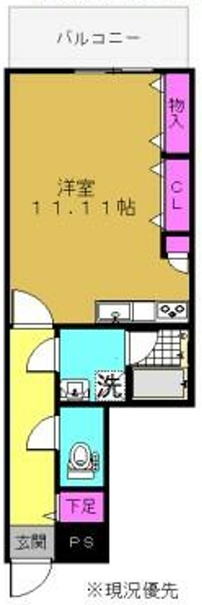 コンフォート栄の間取り