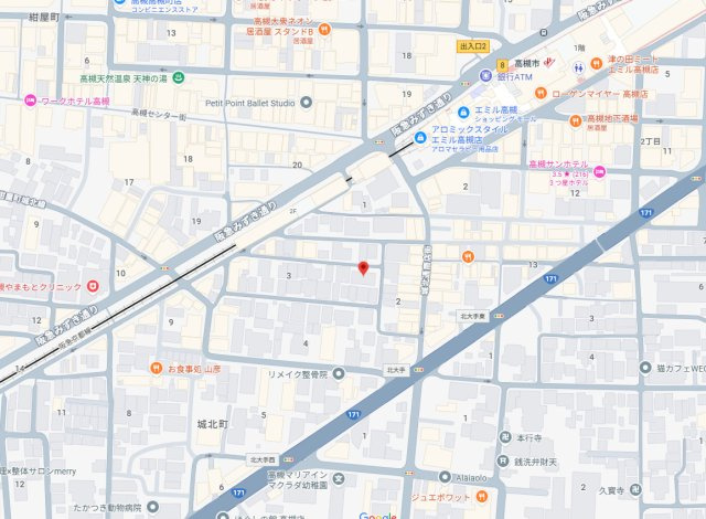シャーメゾンベネッツの地図