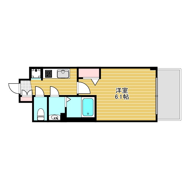 プレサンス新大阪ストリームの間取り