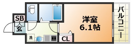 エステムコート神戸西Ⅱの間取り