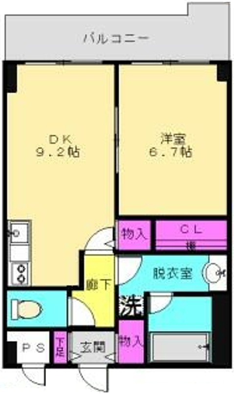 コンフォート栗原の間取り