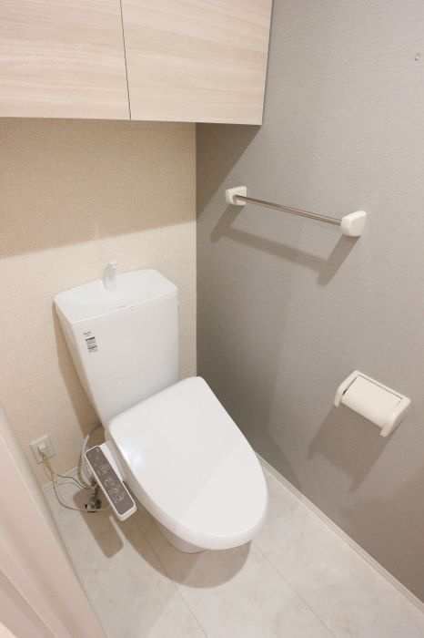トランキーノ　パルクのトイレ|落ち着いた色調のトイレです