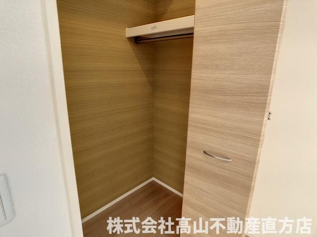 直方市大字知古のアパートの収納