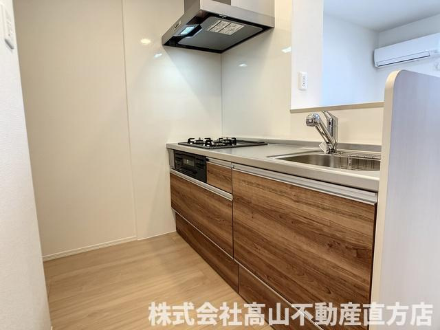 直方市大字知古のアパートのキッチン