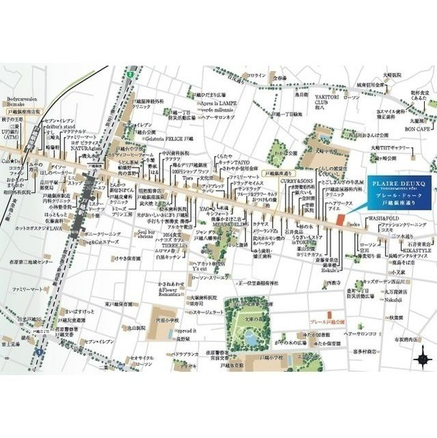 プレール・ドゥーク戸越銀座通りの地図
