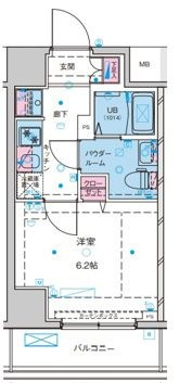 GENOVIA京成立石Ⅱskygardenの間取り|間取りです。