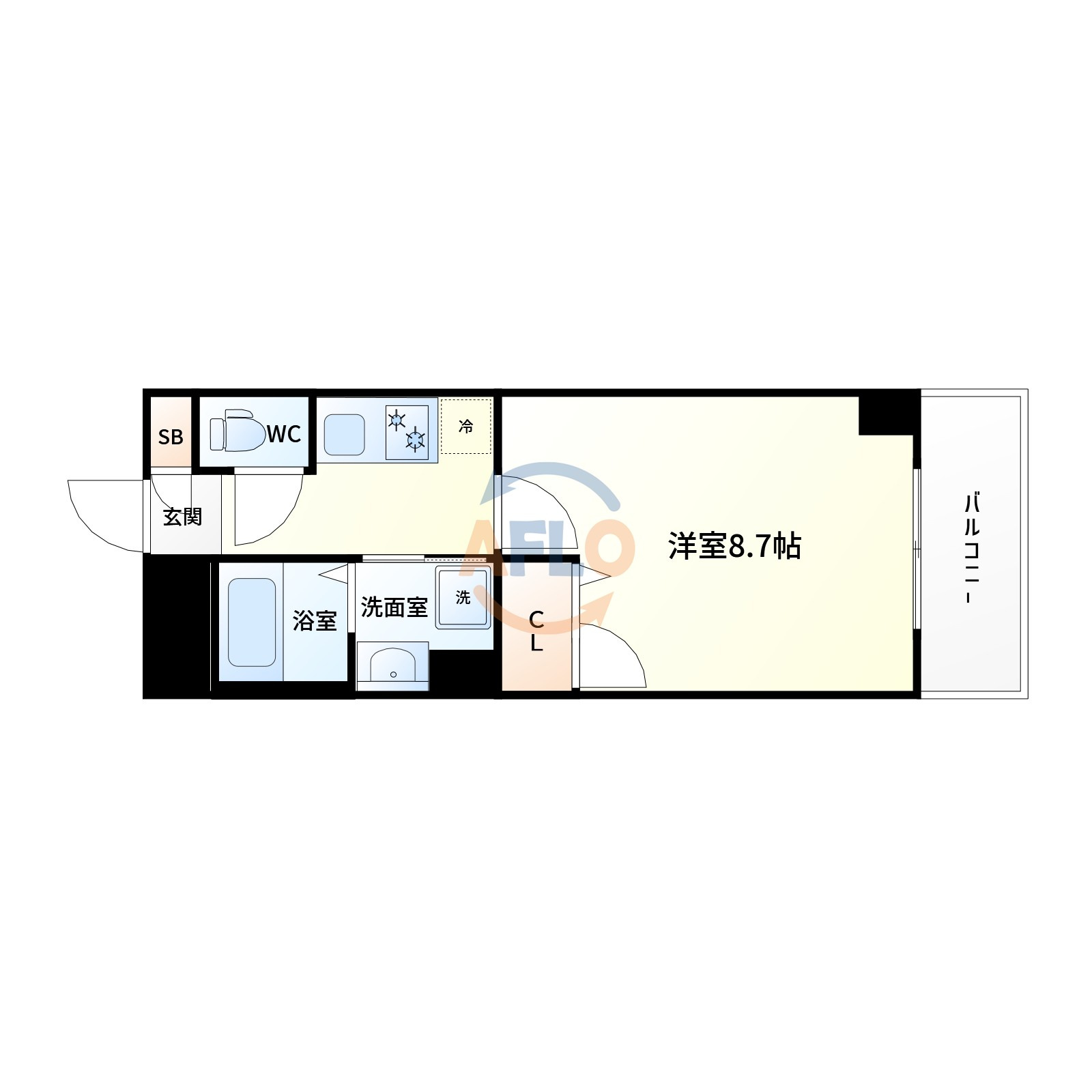 メルベーユ西淀の間取り|間取り