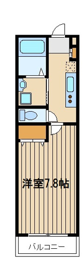 【間取り】 | シャテロハイツ弐番館
