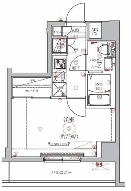 ベルシード東向島の間取り