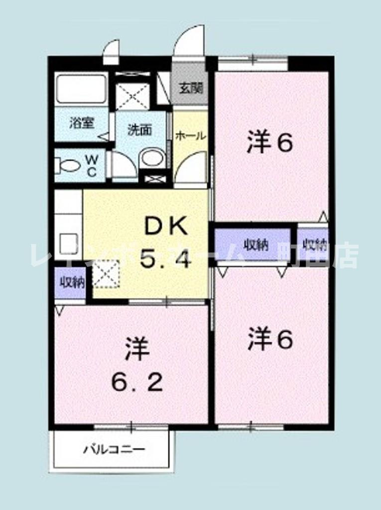 ヴューステージ※初期費用分割あと払いサービス利用可能物件の間取り
