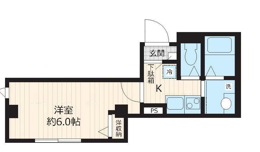 メゾン・ドゥ・ソレイユの間取り|間取りです。