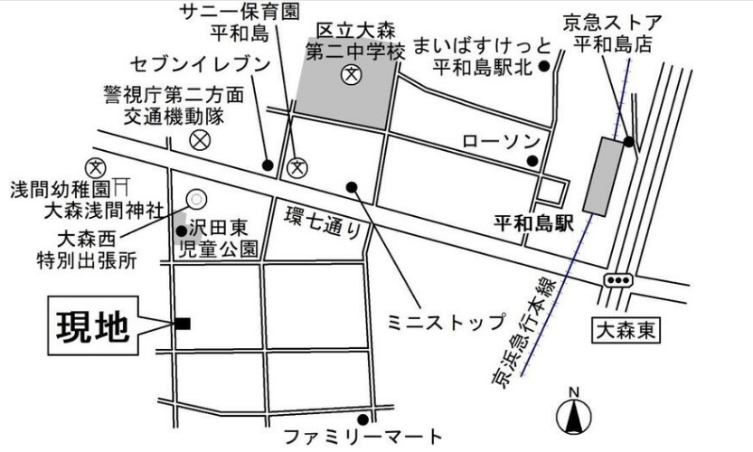 カーサ・カフーDの地図