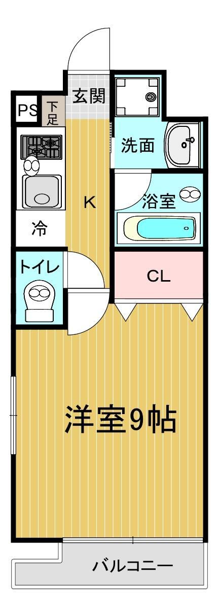 エスト東古松の間取り