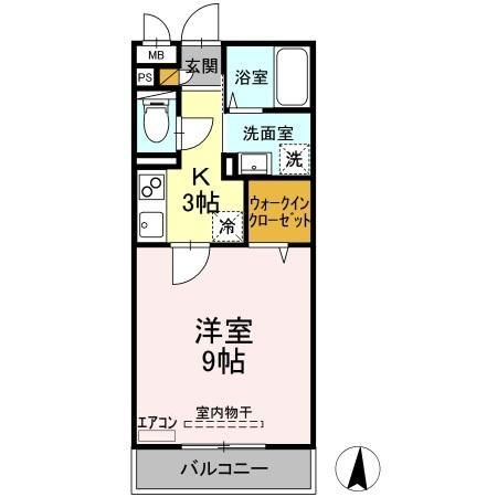 パークヒル櫻山　Ⅱの間取り