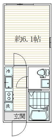 ＡＷ駒込ソメイレジデンスの間取り|間取りです。