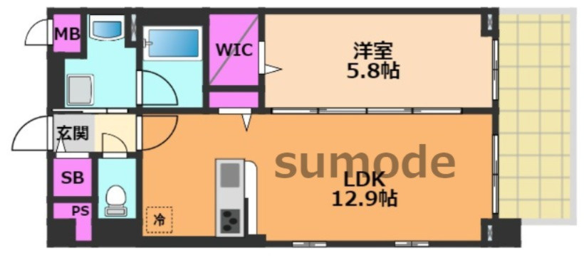 アグレアーブルの間取り