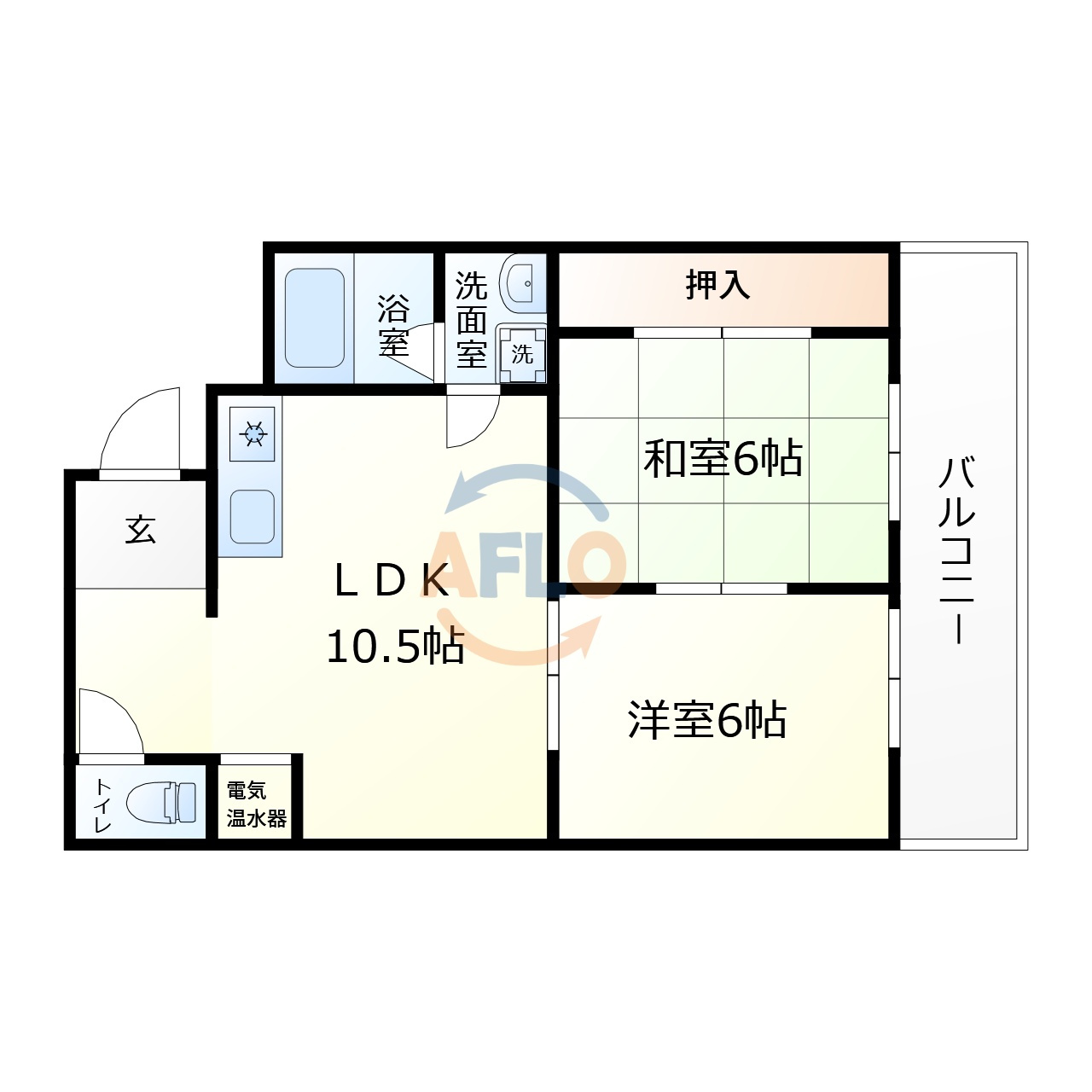ローズマンション新深江の間取り|ローズマンション新深江　間取り