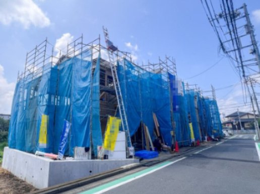 東久留米市南沢ひばりヶ丘のその他|完成に向けて着々と進む、新築住宅の建築現場