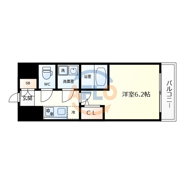 エスリード玉造THE CLASSの間取り|エースリード玉造THECLASS　間取り