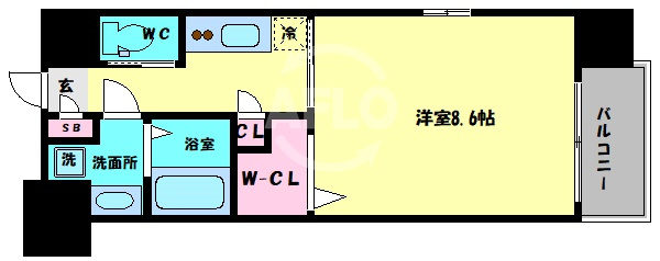 フォレストグレイス深江橋IIの間取り|フォレストグレイス深江橋　間取り