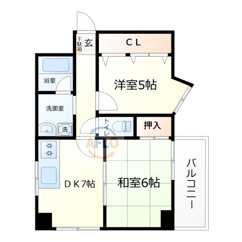 サニーパレス山口の間取り|サニーパレス山口　間取り