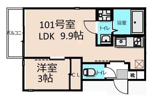 リュミエ越谷本町の間取り