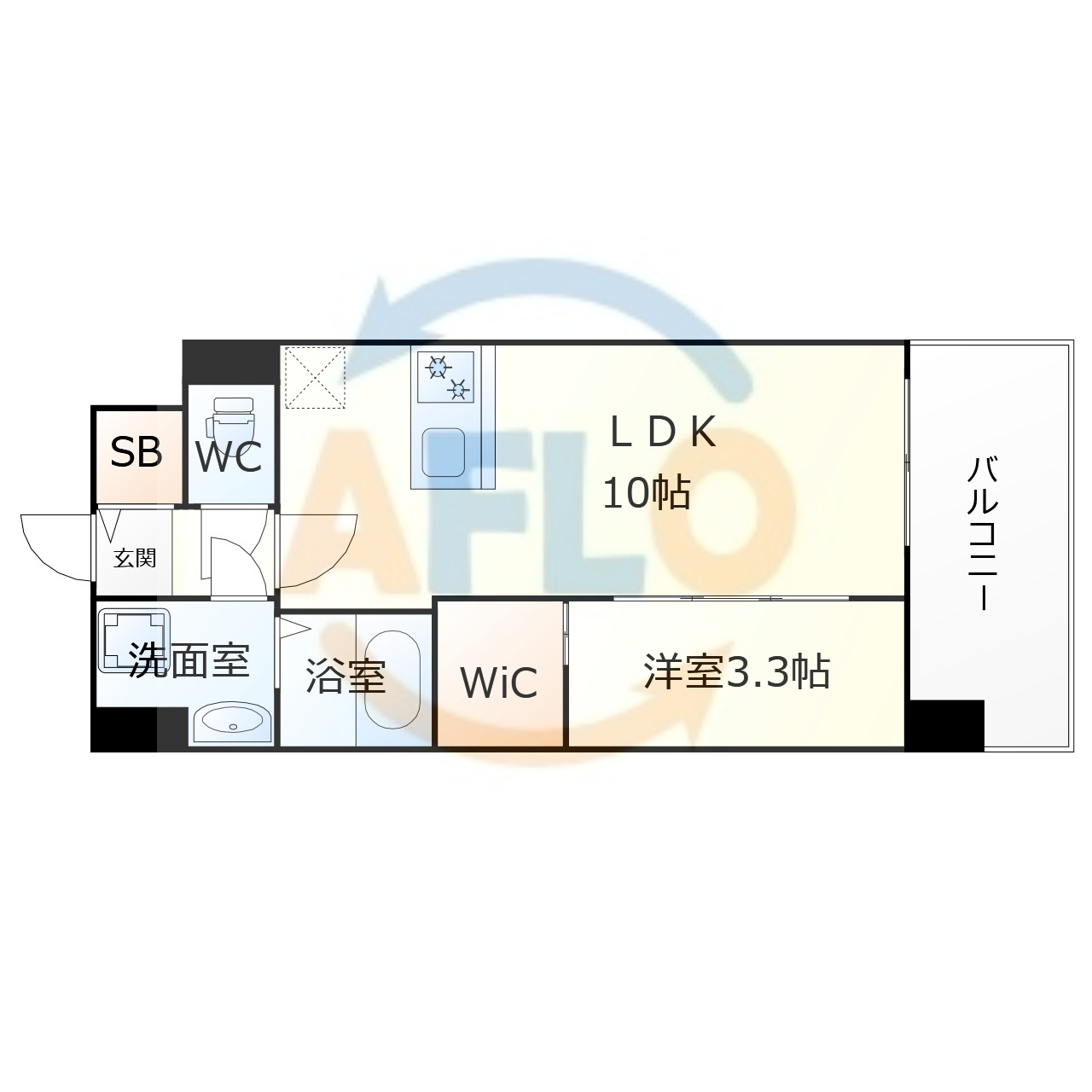 メルディア大阪EASTワールドアイの間取り|メルディア大阪EASTワールドアイ　間取り