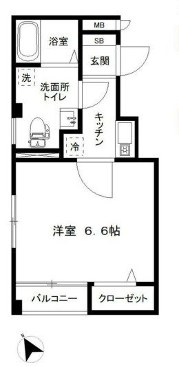 サンフラワーⅢの間取り