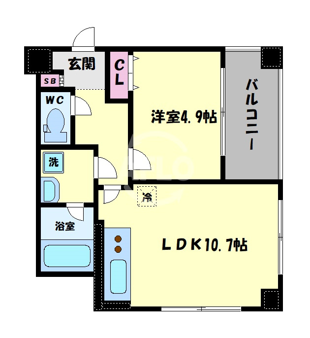 エグゼ大阪城南の間取り|エグゼ大阪城南　間取り