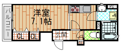 クリエオーレ俊徳町(近畿大学一人暮らし)