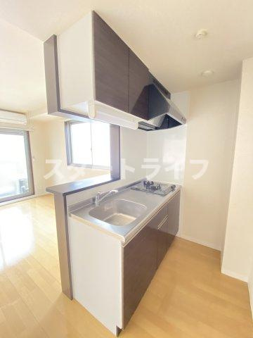 大阪市淀川区木川東２丁目の賃貸マンションのキッチン