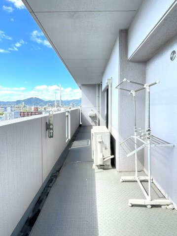 サンシティ徳山駅前のバルコニー