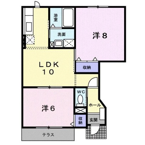 コーポ五反田の間取り
