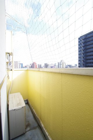 ロフティ新町のバルコニー