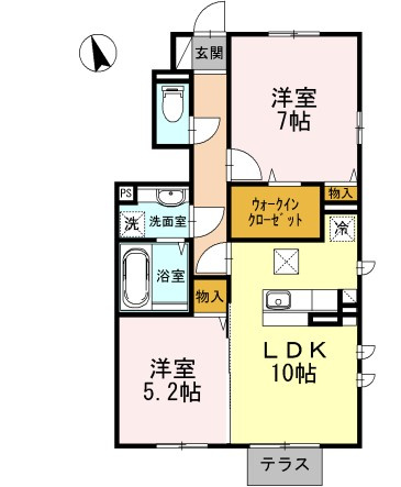【間取り】 | Shalom櫻 | インターネット無料！