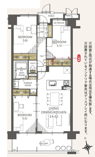 【間取り】 | サンクレイドルおゆみ野中央
